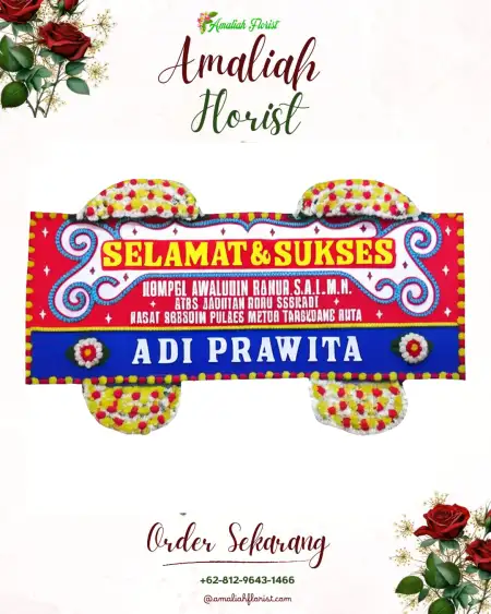 Papan Bunga Ucapan Selamat Mandioli Selatan
